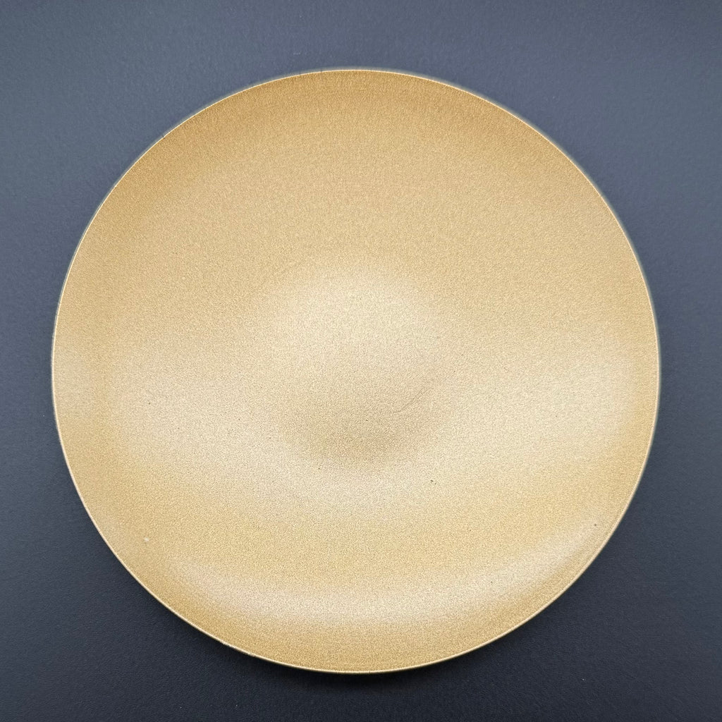 Gold Iron Candle Plate