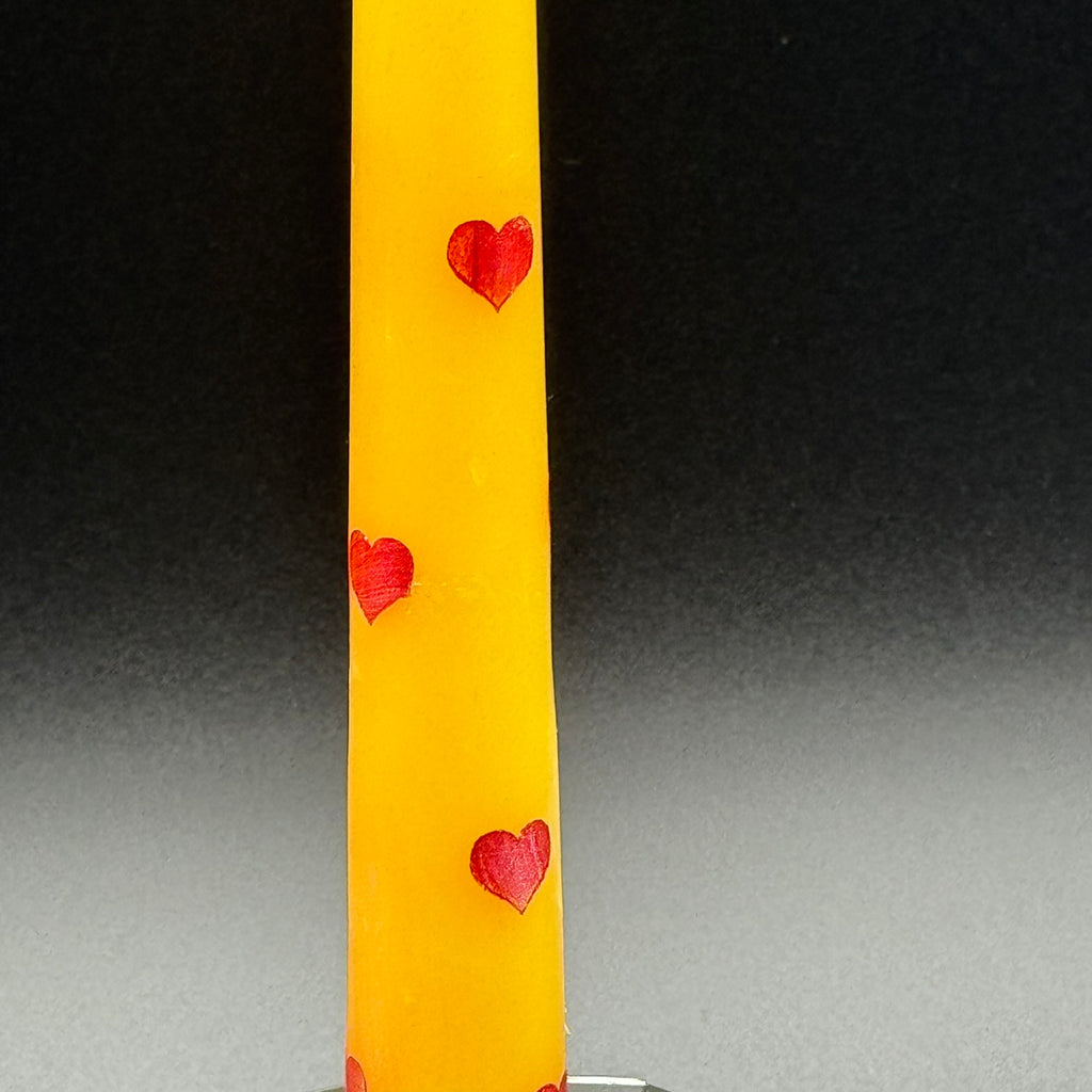 Taper Candle - Natural Colour Beeswax - No Tear