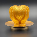 Held Heart Beeswax Candle | Unscented, Clean-Burning Glow