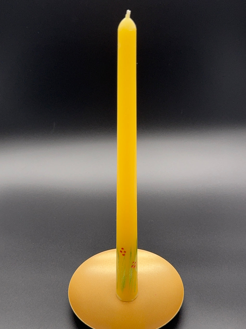 Taper Candle - Natural Colour Beeswax - No Tear
