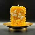 Butterflies Gathering Beeswax Candle | Unscented, Clean-Burning Glow