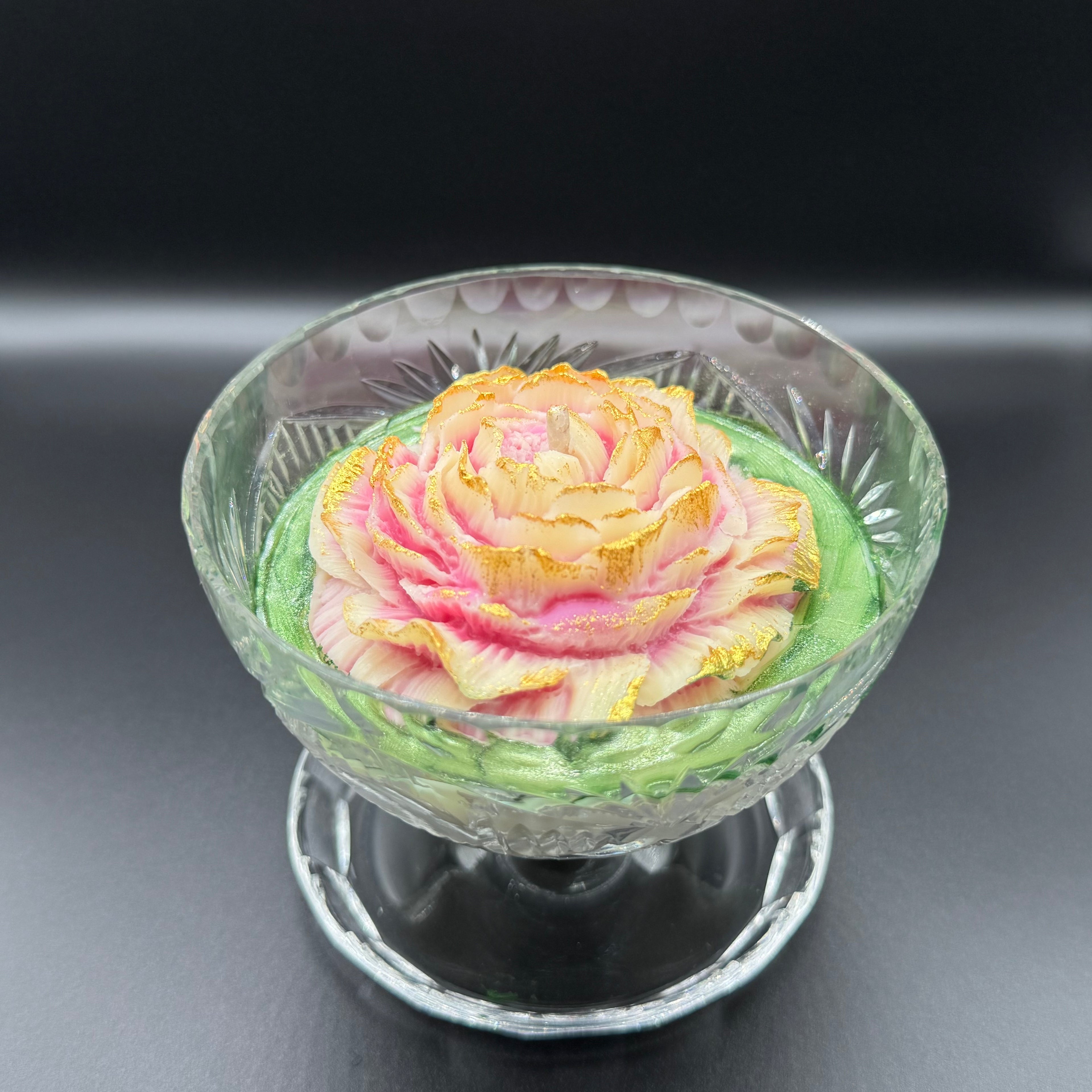 Peony in glass