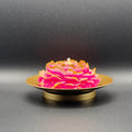 Peony Flower Beeswax Candle | Unscented, Clean-Burning Glow