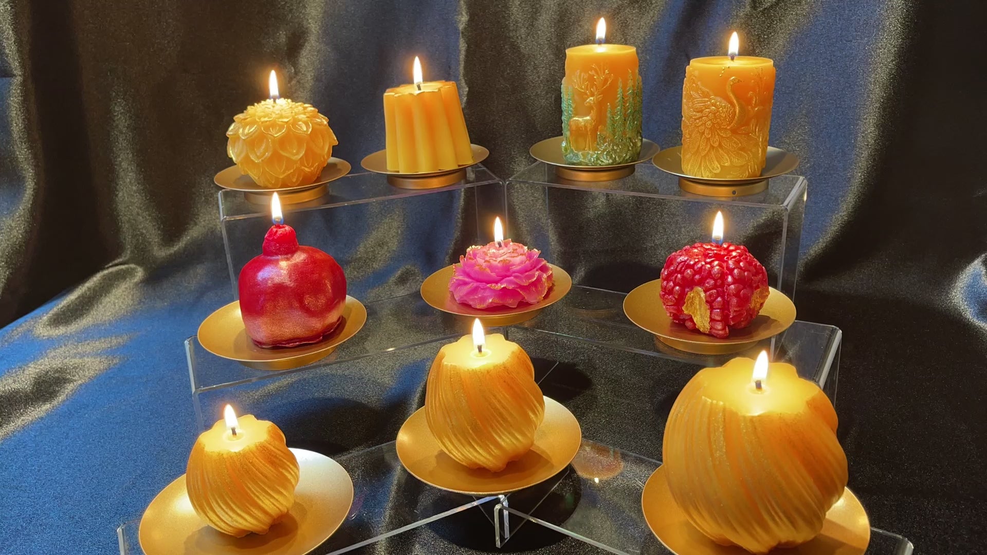 Spiral Glow Beeswax Candle | Unscented, Clean-Burning Glow